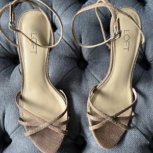 Ann Taylor Loft Strappy Sandals